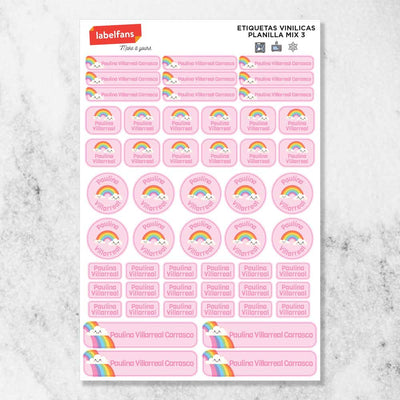 Planilla Mix 3 Niñas